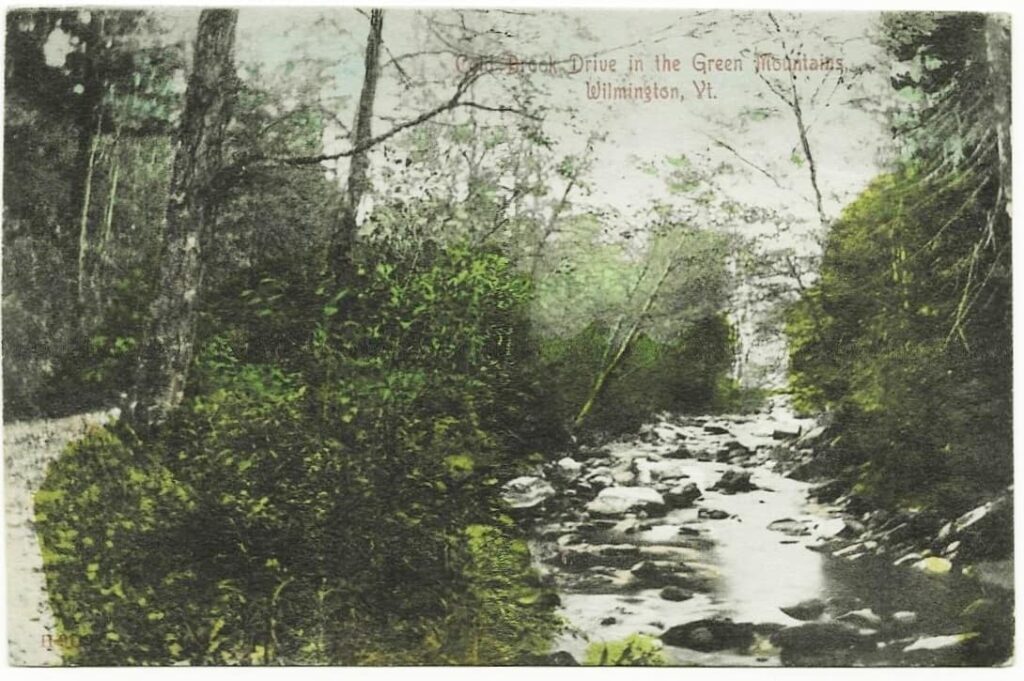 Hugh Sends a Cooling Stream Wilmington, Vermont (1907) History In