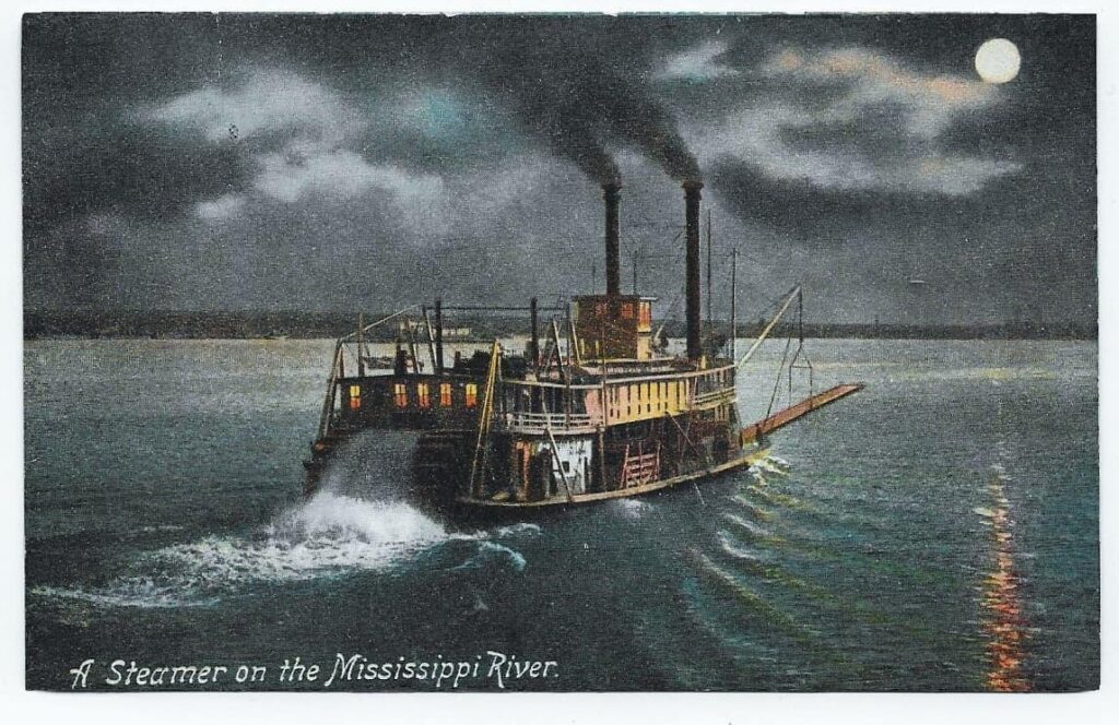 Florence Receives a Mississippi Steamer Kinderhook, N.Y. (1910