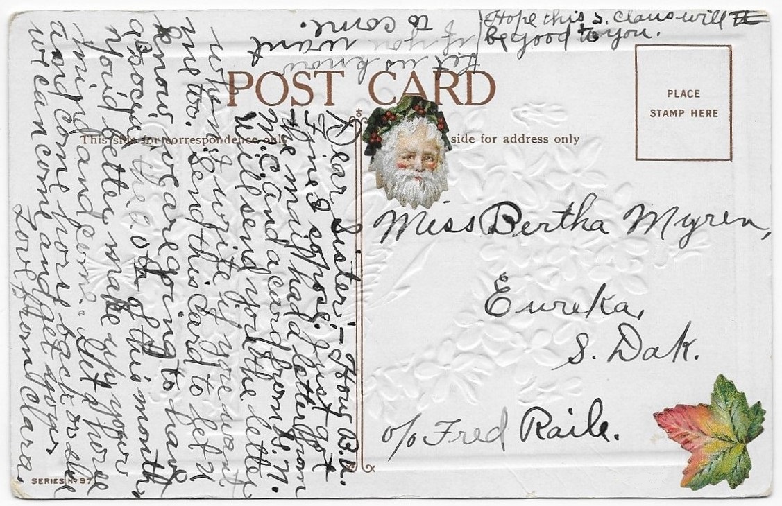 “Get a Horse and Come Horseback” Eureka, South Dakota (circa 1910