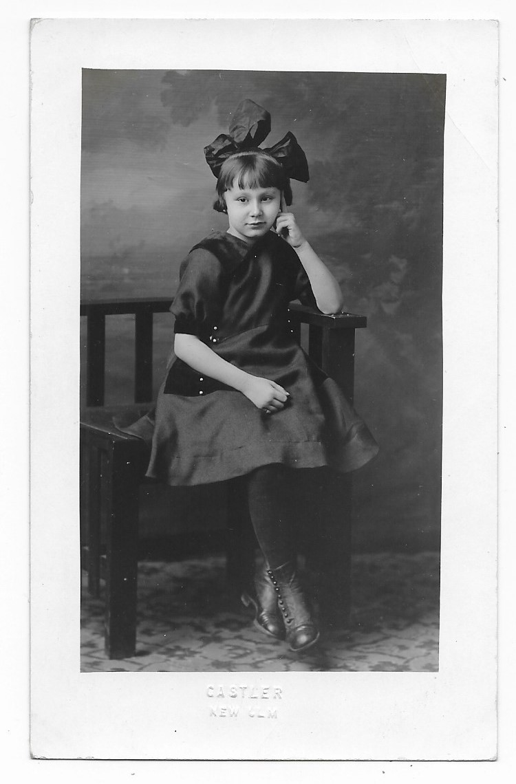 The Girl with a Bow New Ulm, Minnesota (circa 1910) History In The