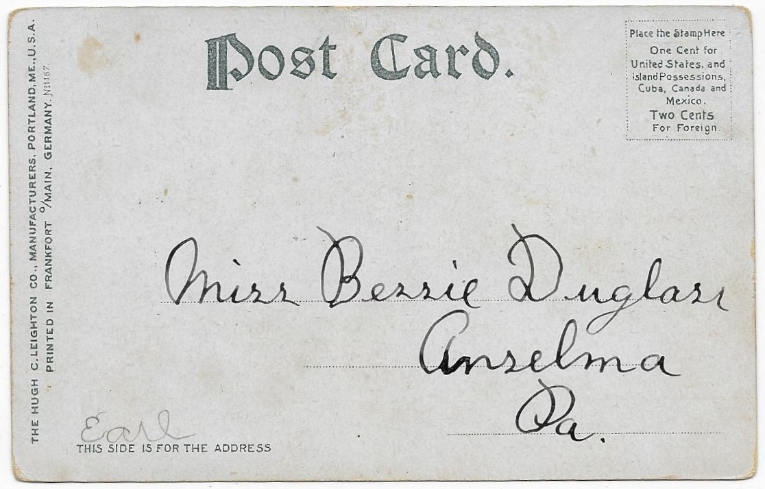 Boys on the Pier Narragansett, Rhode Island (circa 1906) History In The Mail Postcards and