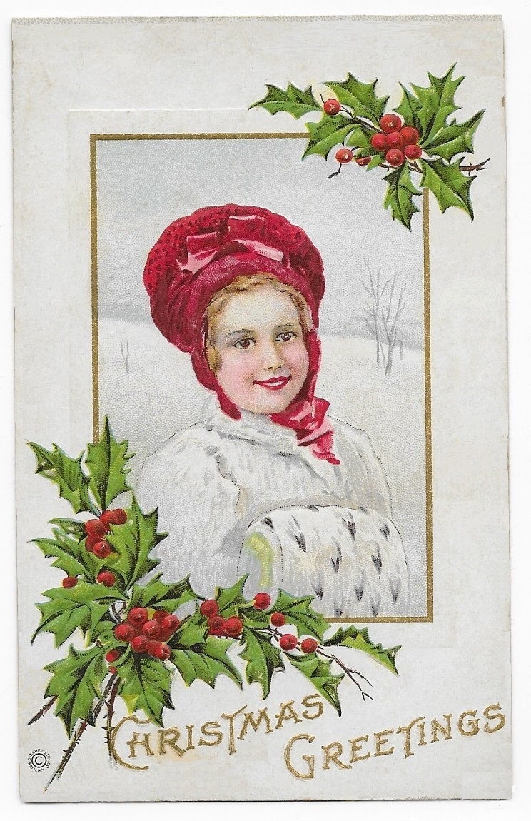 Sara and the Christmas Muff - circa 1915 - History In The Mail ...
