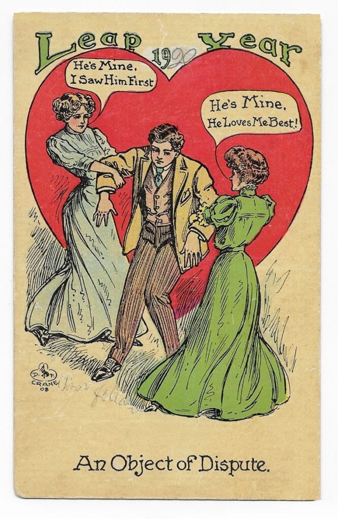 A Comic Postcard for “Leap Day” – Florida (1920) - History In The Mail ...